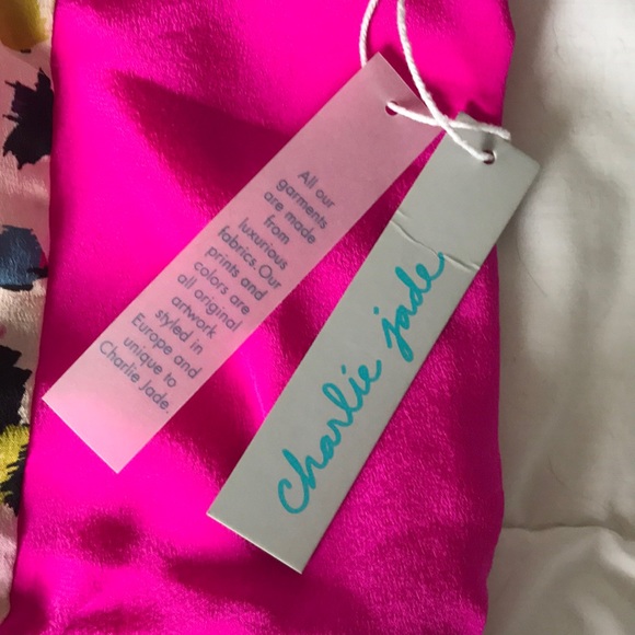 Charlie Jade Leopard & Hot Pink Short-Sleeved Romper - Picture 7 of 11